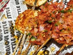 碳火烤大刀腰片-火塘云南烧烤大排档