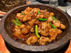 酱爆石锅牛蛙-绿茶餐厅(二七万达店)