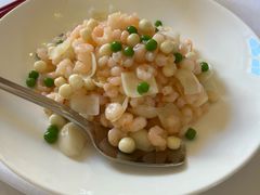 手剥河虾仁小豌豆-玫瑰厅上海菜(兴国路店)