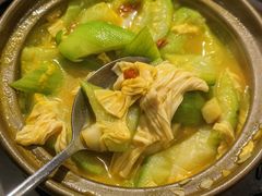 丝瓜煨腐竹-茶油香闽南菜·花园餐厅(前埔店)