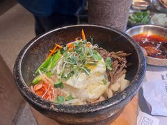 石锅拌饭-草家酱蟹炭火烤肉店(珲春南路一店)