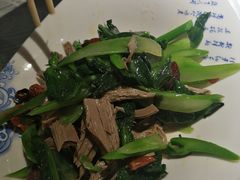 黑腐竹拌芥蓝-雲蜀龙阁·金牌水煮鱼(方庄店)