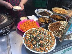 玫瑰咸菜-清真马乐贝腊牛肉蛋黄菜夹馍(马蓉洒金桥店)
