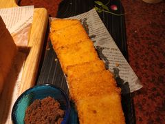 酥炸桂花年糕-绿茶餐厅(华联万柳店)