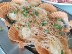 蒜蓉粉丝蒸扇贝-红月湾海鲜饭店•沙滩海景(双月湾店)