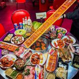 不愧是成都亚洲烤肉王❗️把Rap演唱会搬来了💥 