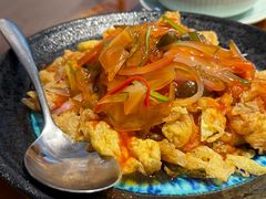经典五柳菜炸农家蛋-桃桃厨房(公明店)