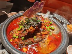 -探鱼·鲜青椒爽麻烤鱼(广州花都来又来店)