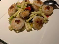 鼓椒澳带爆羊肚菌-木守西溪溪隐餐厅
