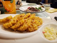 黄金玉米烙-侬佳蒸菜馆(听潮店)