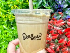 栀子花梨香拿铁-Seesaw Coffee(环贸iapm店)