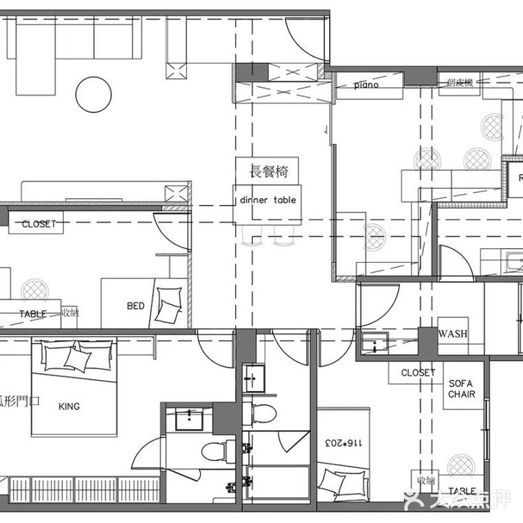 120㎡微甜莫兰迪，浪漫邂逅童话世界