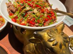 小炒黄牛肉-望湘园·洞庭渔宴(浦江欢乐颂店)