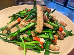 韭菜炒豆干-廖川菜(太阳宫店)