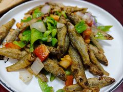 椒盐小鱼-竹乡人家大鱼头(南山竹海店)