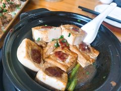 客家煎酿豆腐-花悦农庄 | 烧鸡·竹筒饭(沙迳高沙温泉香溪堡店)
