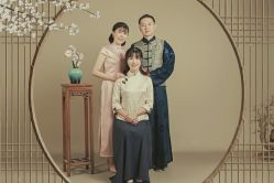 -时光纪亲子全家福照相馆(静安店母女写真父母纪念照)