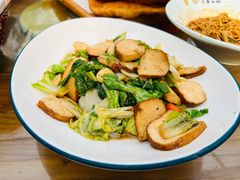小白菜炒豆腐-老磨油饼(高陵店)
