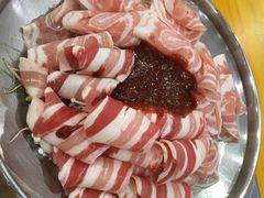 五花肉肥牛三吃锅-韩食汇