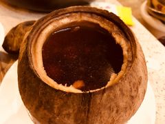 原只椰子炖竹丝鸡汤-点都德(盘福楼店)