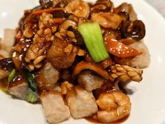 渔村三鲜焖子-小船渔村•大连菜•大连焖鱼(明泽街店)