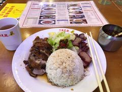 烧鹅瘦叉拼饭-澳门陈光记烧味饭店(郎家园店)