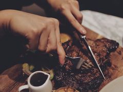 招牌美國肉眼牛扒配黑松露薯蓉-Lex Coffee