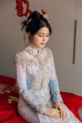 -懿沉香中式嫁衣礼服秀禾服龙凤褂马来褂旗袍总店