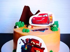 -咖咖熊蛋糕定制·蓝风车动物奶油