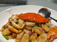 湖蟹炒年糕-西湖春天•老字号杭州菜(百汇店)