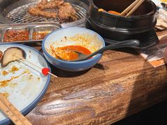 -明洞阿姨·韩式酱蟹烤肉·创意料理(三元桥店)