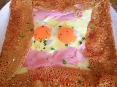 巴黎火腿鸡蛋芝士蘑菇可丽饼-RAC BAR(安福路店)