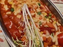 番茄厚切猪扒焗饭-文通冰室(祈福缤纷世界店)