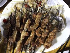烤羊肉-老青岛海鲜烧烤大排档