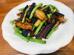 咸肉泰椒炒茄柳-古韵轩·江浙融合菜(梁溪店)