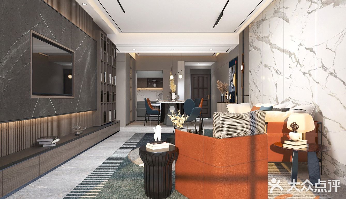 【鲁班装饰】时代俊园180㎡现代简约风格