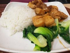自制面筋红烧排骨饭-都城快餐(中山三店)