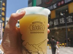甜醅子绿茶-放哈·甜醅子奶茶创造者(正宁路店)