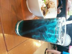 android_upload_pic-蝶豆花蓝面条