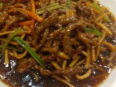 撒子牛肉丝-刘胖子家常菜·蹄花焖藕(中南店)
