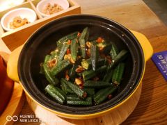 干菜肉末炒秋葵-闽上鲜·福建菜(龙湖滨江天街店)