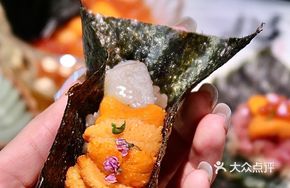 Sea Urchin and Abalone Hand Roll