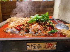 -探鱼·鲜青椒爽麻烤鱼(银泰城店)