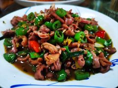 爆炒鸡杂-芦茨金富饭庄·25年老字号·专做稻草鸡