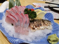 日本长崎竹夹鱼刺身-彩汐 日式海鲜&烧鸟居酒屋