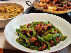 尖椒炒板肠-孙记驴肉山庄(李桥店)