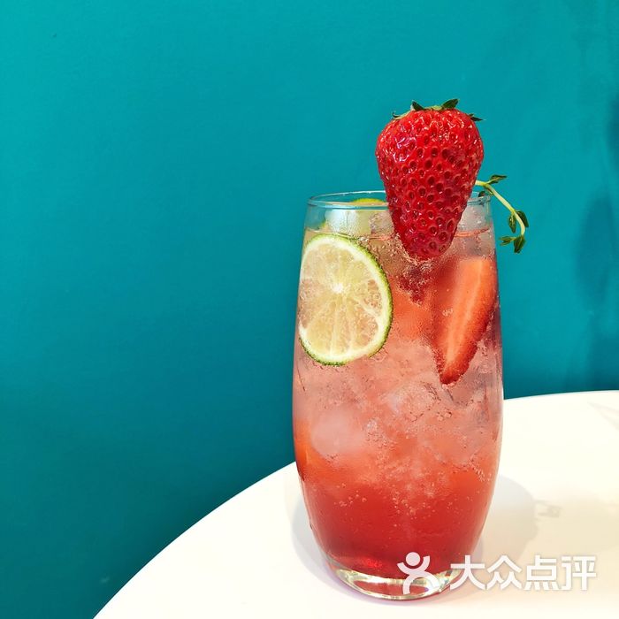 目所咖啡musuocoffee草莓气泡水图片-北京咖啡厅-大众点评网