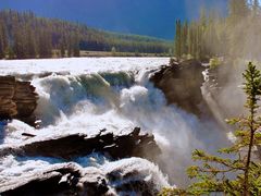 -阿萨巴斯卡瀑布观景点