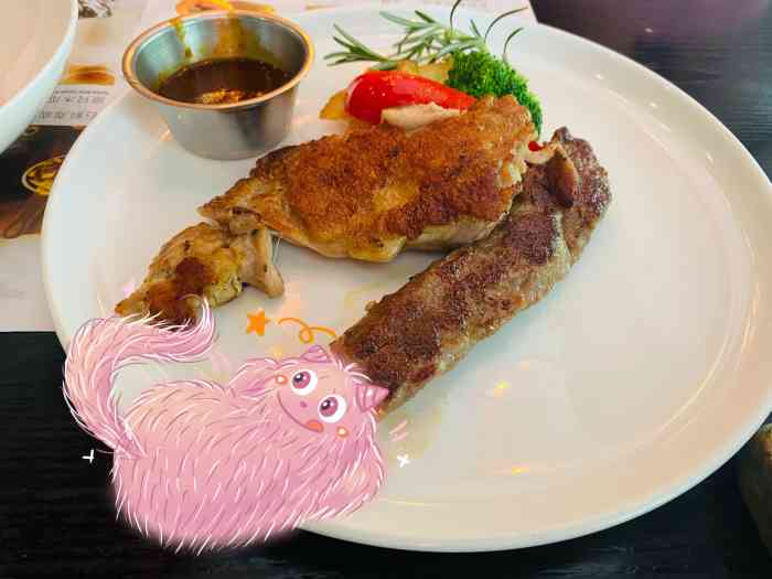 伯顿西餐厅(清溪聚富店)-"菜很好吃,服务态度好 [薄荷]环境:优雅.