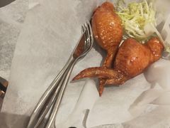 鲜虾胶酿脆皮鸡翅-港丽餐厅(杭大店)
